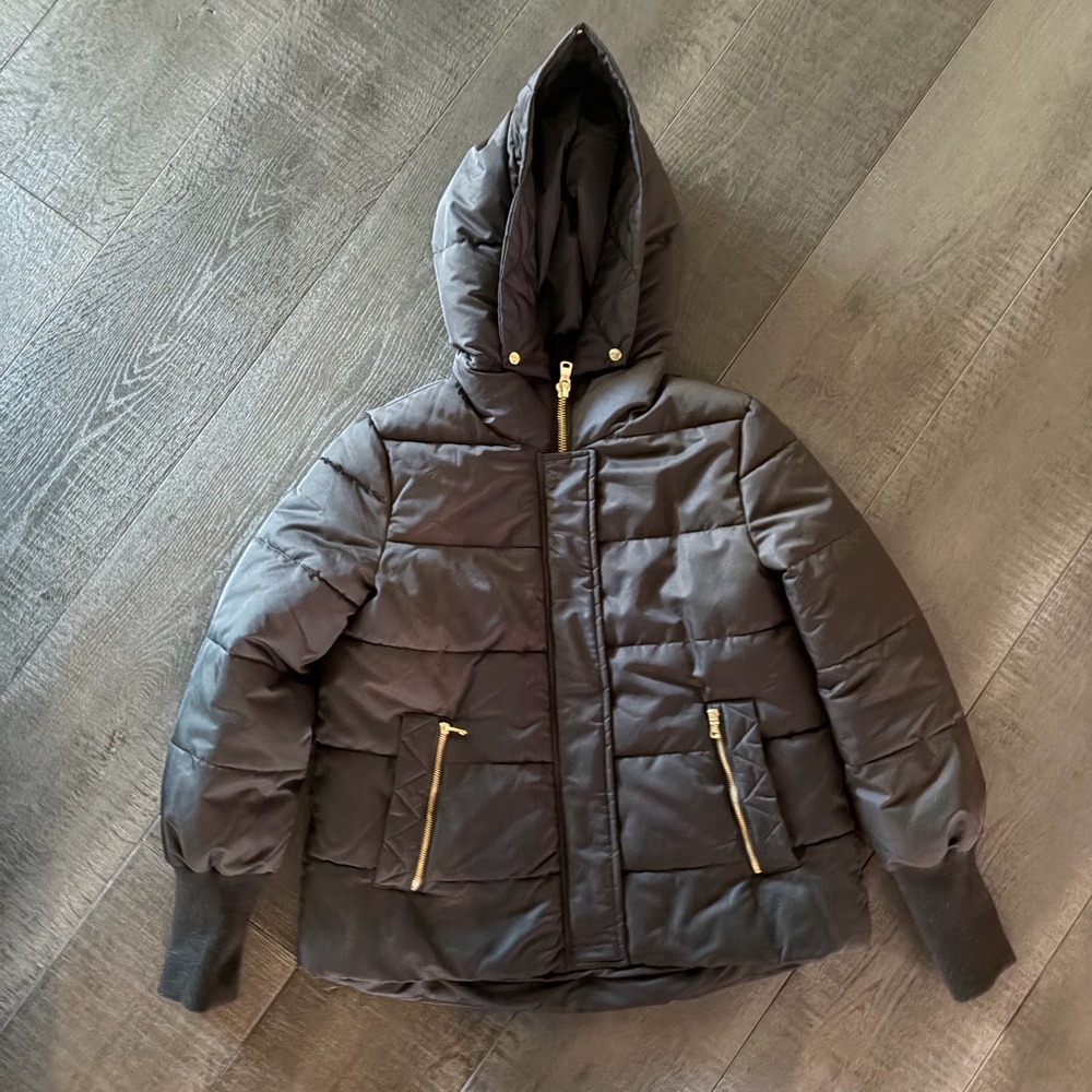 Zara Women’s Black Trafaluc Outerwear Coat